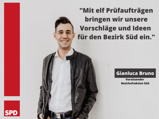 Gianluca Bruno - Vorsitzender SPD-Bezirksfraktion