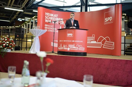 Gastredner beim diesjährigen Neujahrsempfang der Gelsenkirchener SPD: Landesbauminister Mike Groschek (SPD)